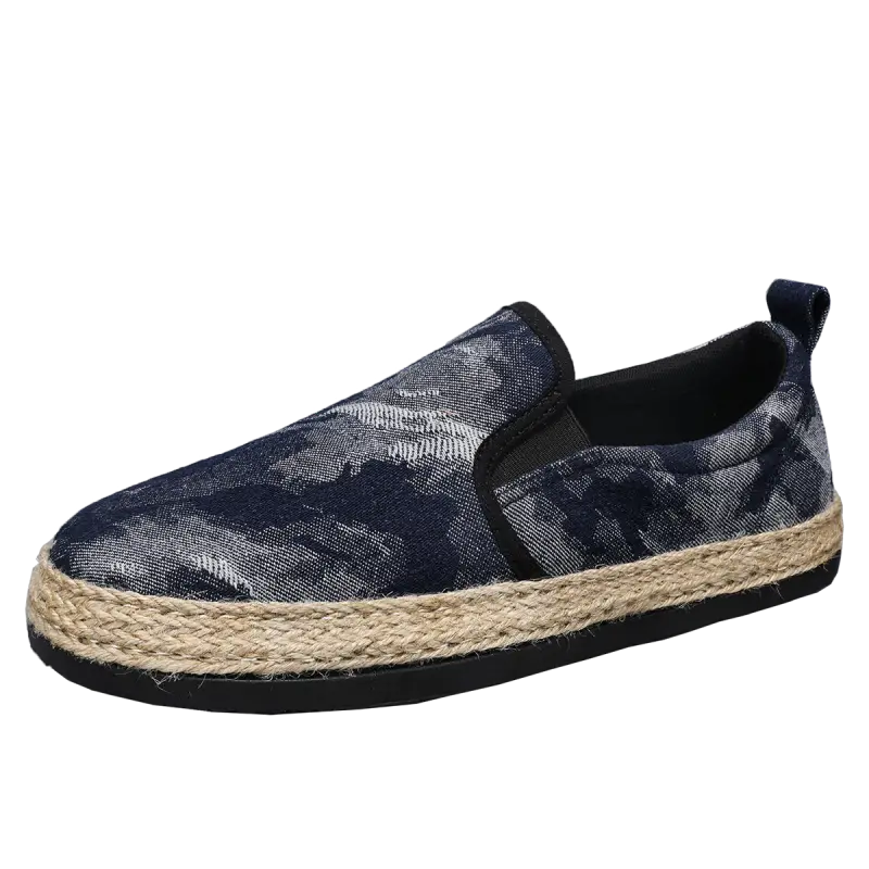 Men's Comfortable Casual Fisherman Canvas Flats