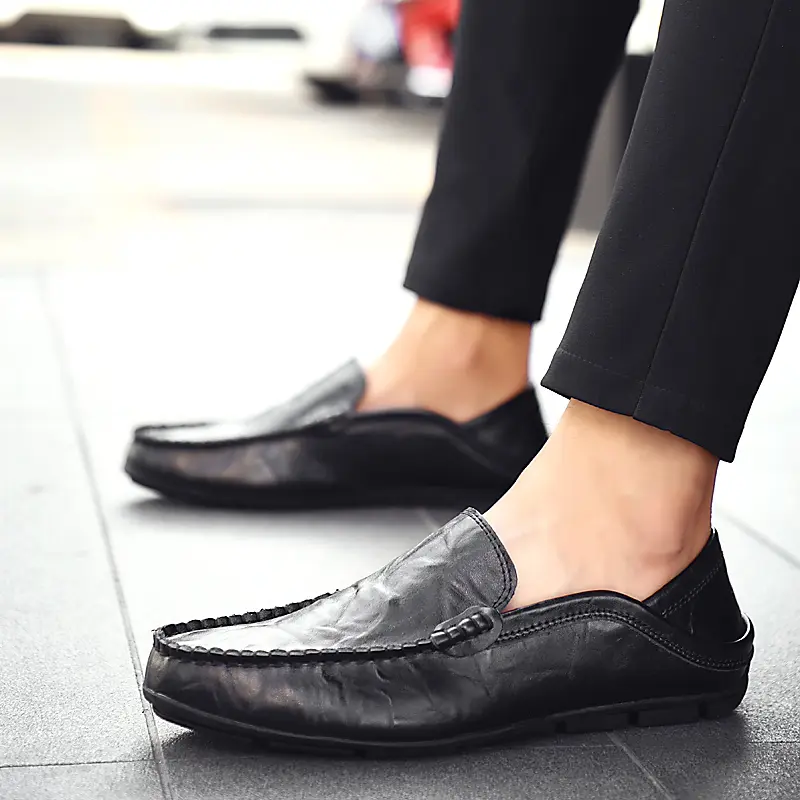 Men's Breathable Casual Loafers Driving Shoes Comf...