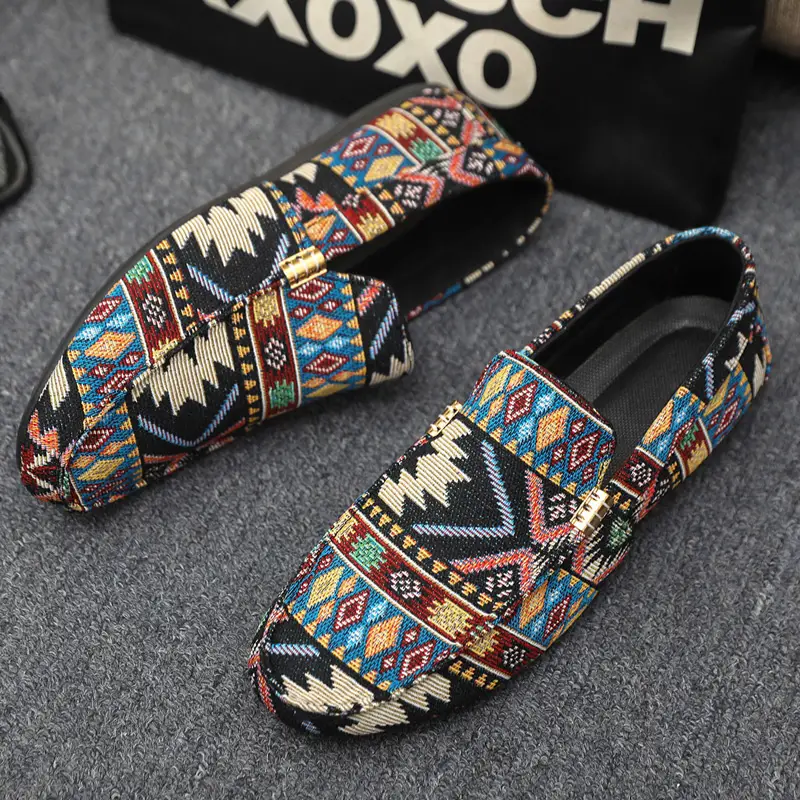 Men's Breathable Casual Leather Loafers Slip-On Li...