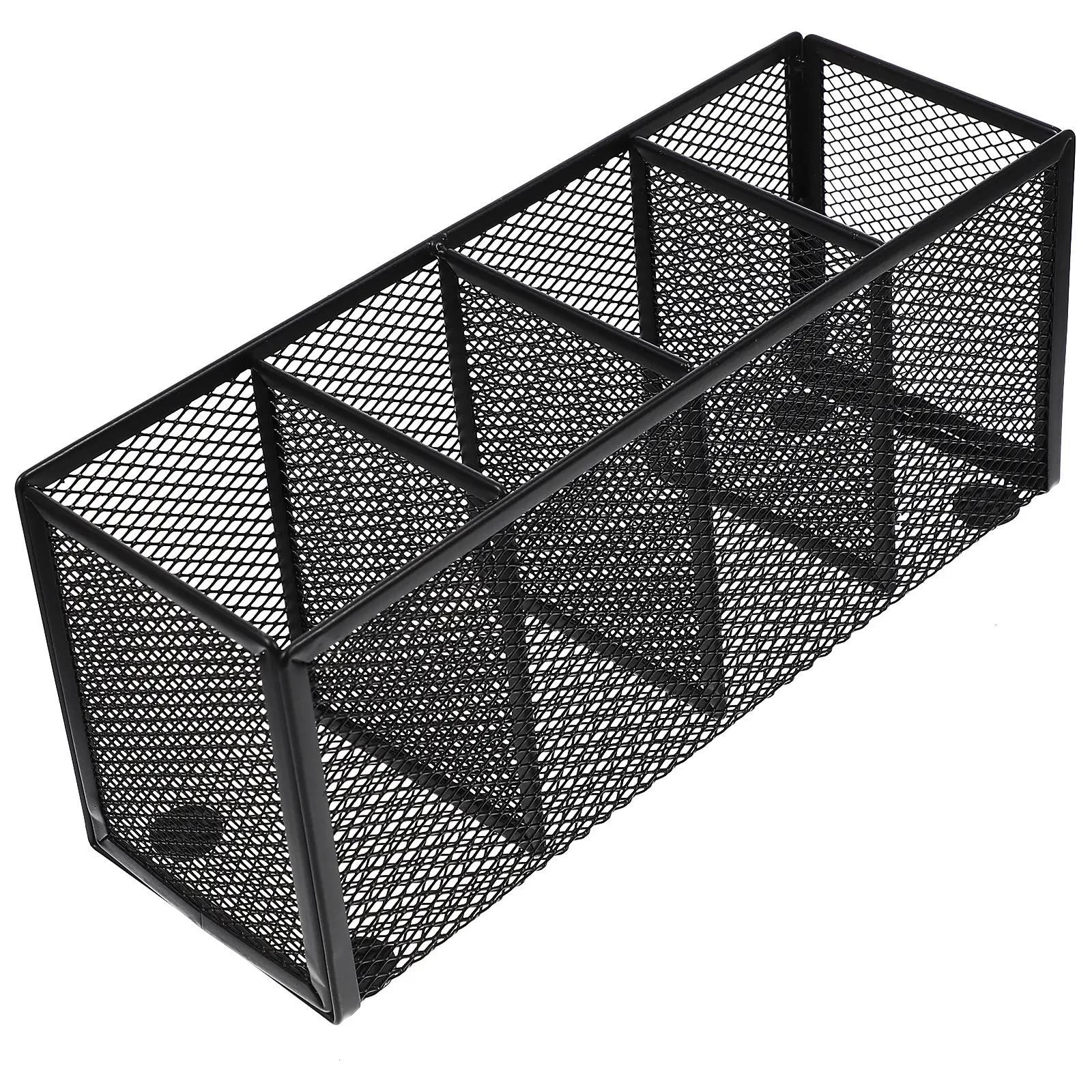 Desktop Storage Box Metal Mesh Pen Pencil Holder Stationery Organizer For Office Desk