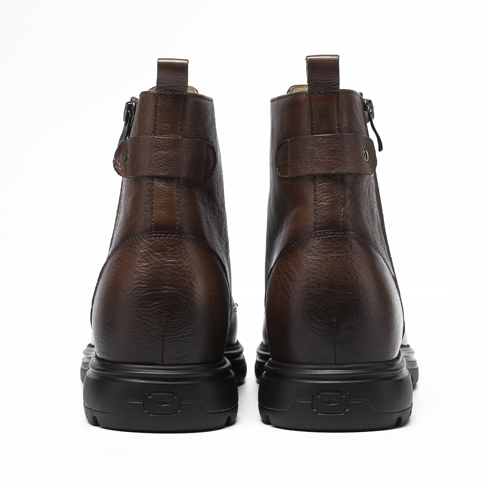 Fashion Trend Boots Elevator Shoes Height Shoes Chelsea Boots for Man