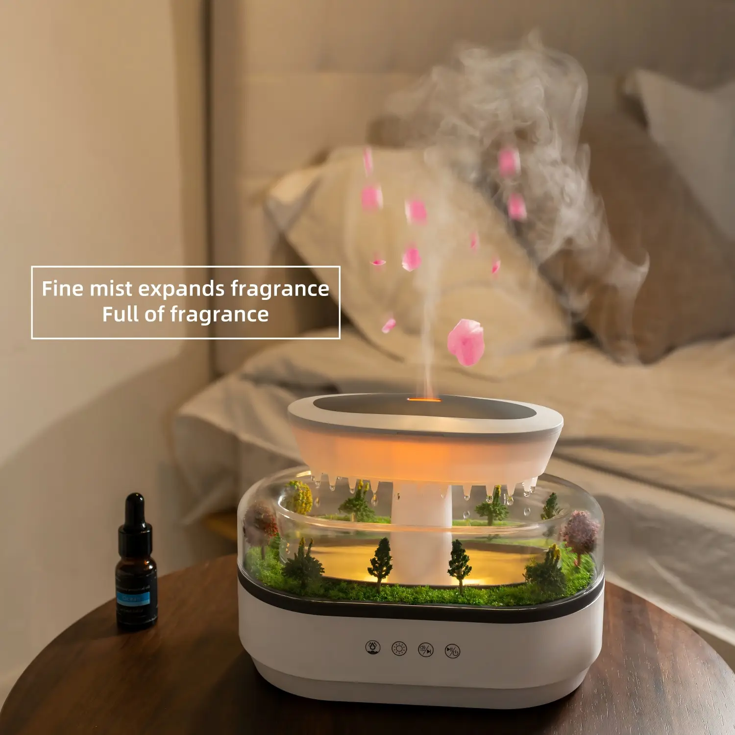 Humidifier Raindrop Essential Oil Diffuser Aromatherapy Diffuser