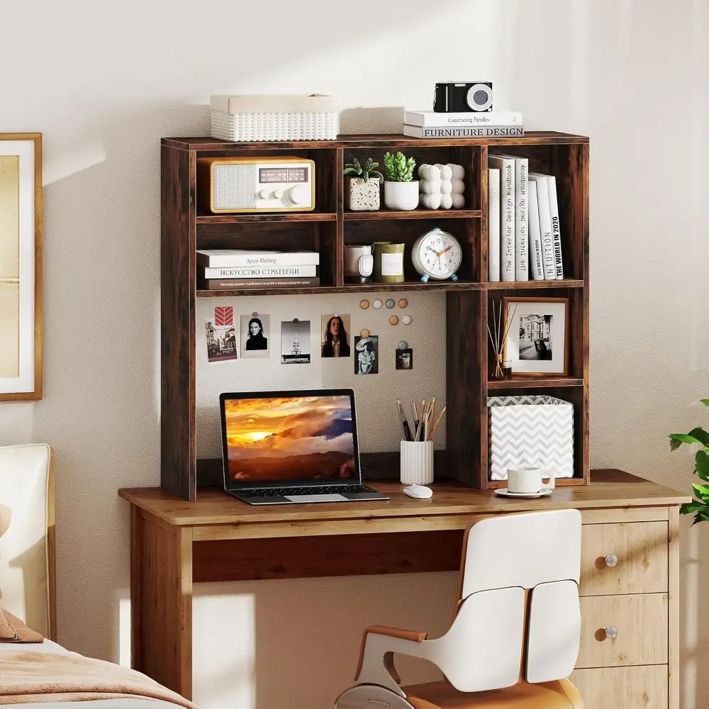 Three-Layer Wooden Desktop Storage Rack
