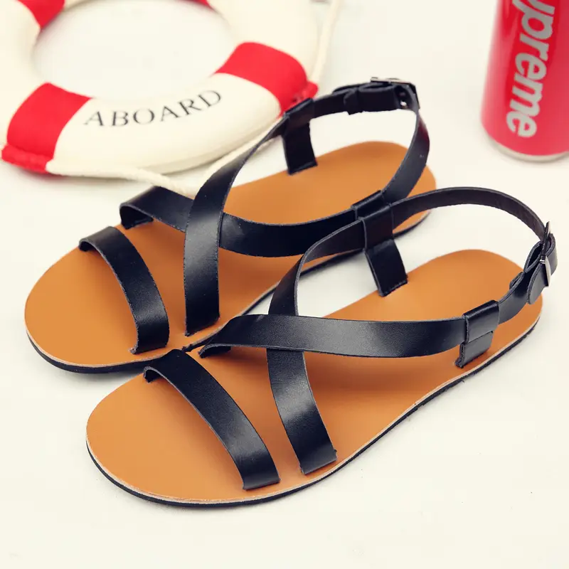 Men Breathable Leath...