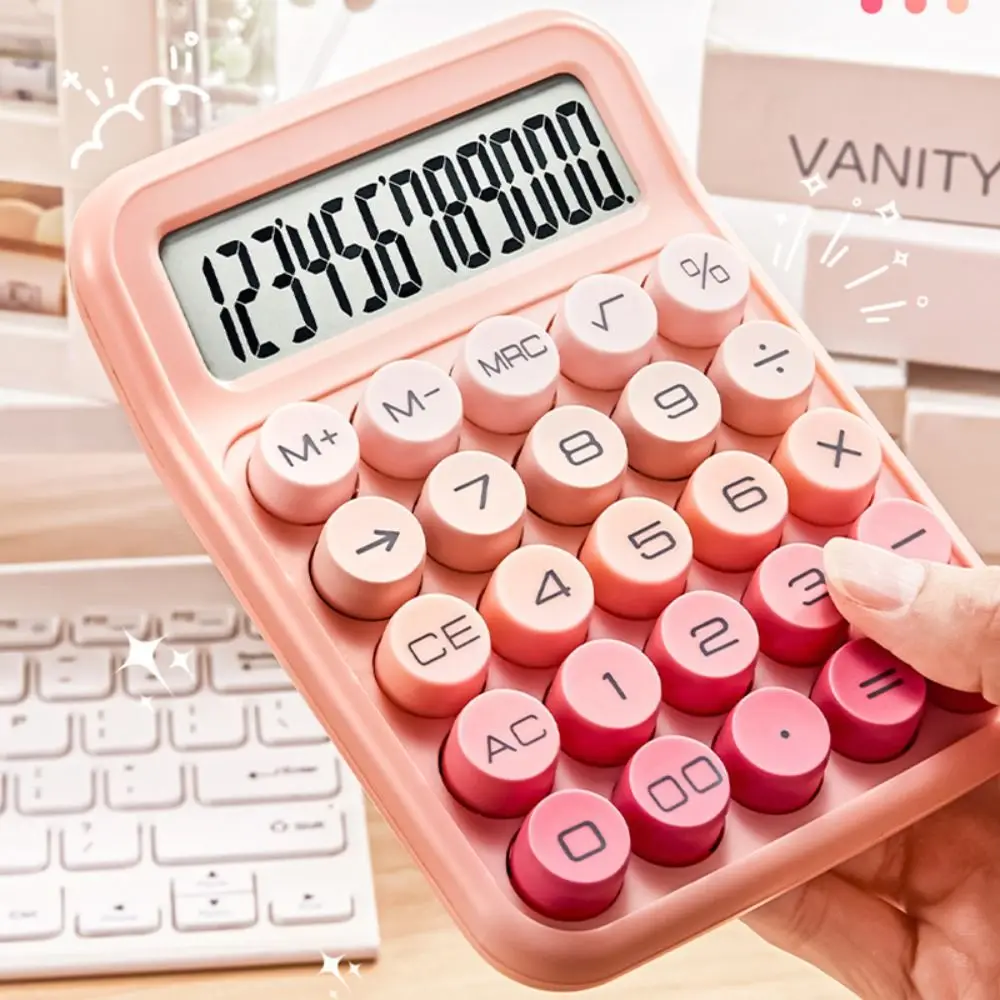Gradient Color 12 Digit Calculator Large Display Ergonomic Keys Scientific Calculator