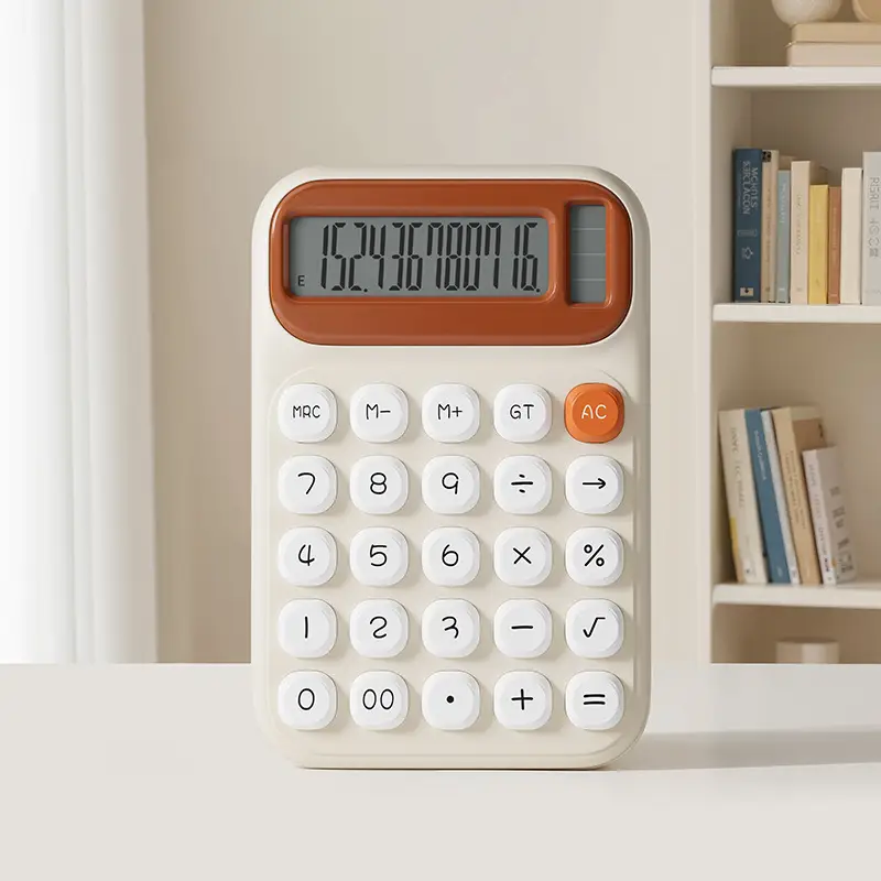 Dual-Power Calculator Portable Solar Calculator Specialized