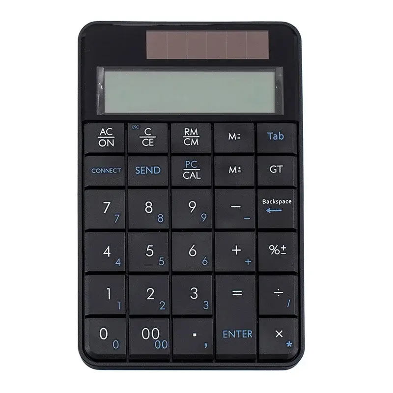 2.4G Wireless Keyboard Mini 2-in-1 Wireless USB Numeric Keypad With Calculator Display Screen Keyboard For PC Laptop Office
