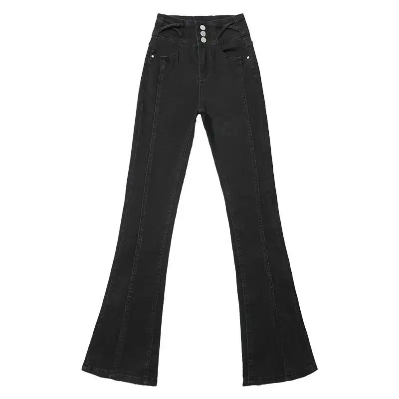 High Waist Denim Jeans Women's Bell Bottoms