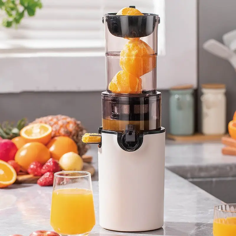 Automatic Large Caliber Juicer Low-speed Juicer Multifunctional Fruit Vegetable Screw Slow Juicer Household Electric Juicer