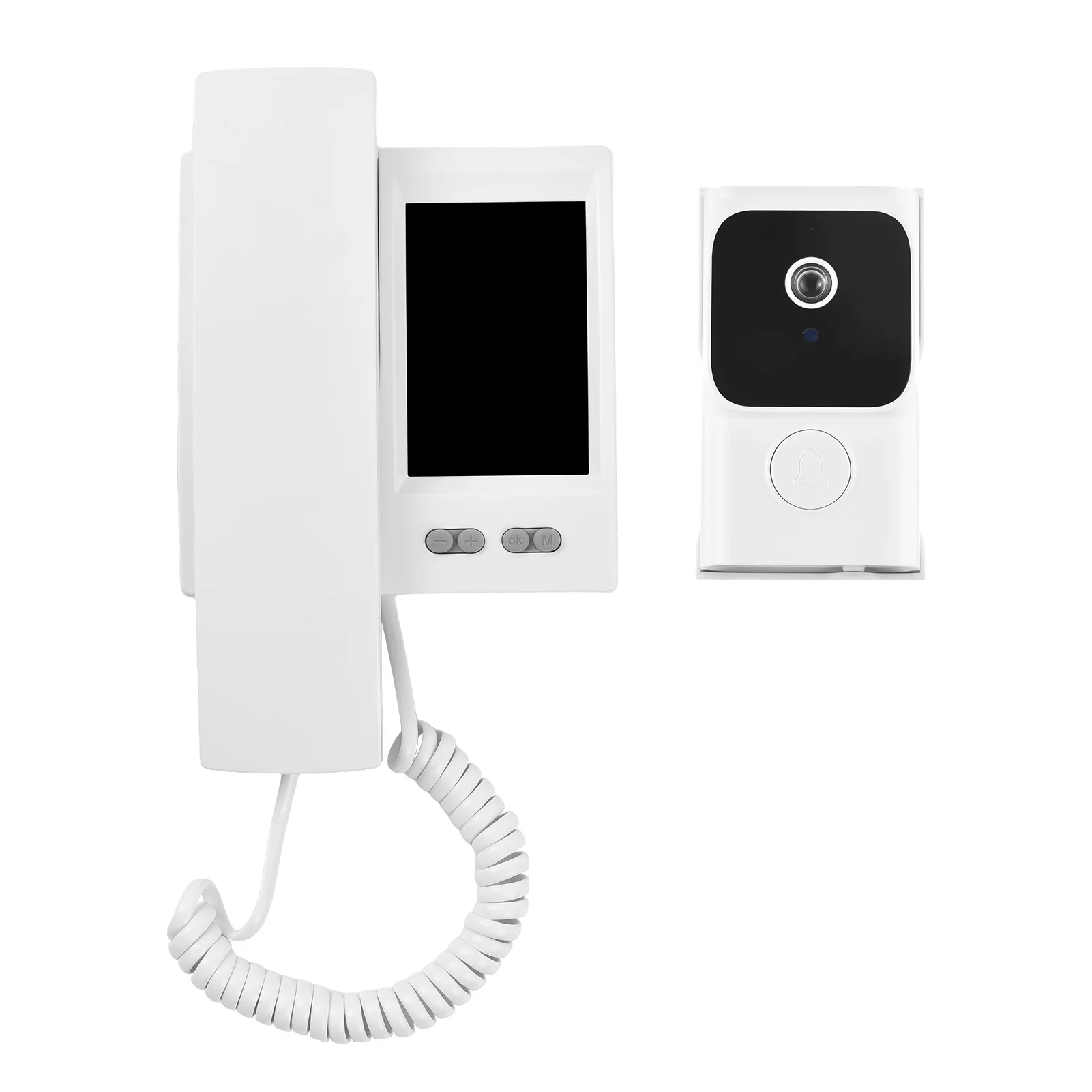 Wireless Video Doorbell With Camera Intercom System Telephone-Style Door Chime