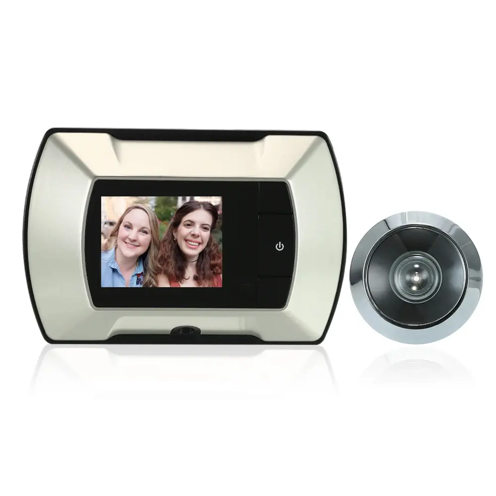 LCD Video Monitor Peephole, Wireless Digital Motorized Doorbell Camera