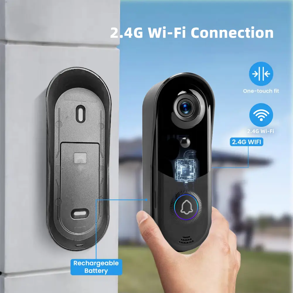 Smart Wifi Wireless Video & Audio Doorbell System