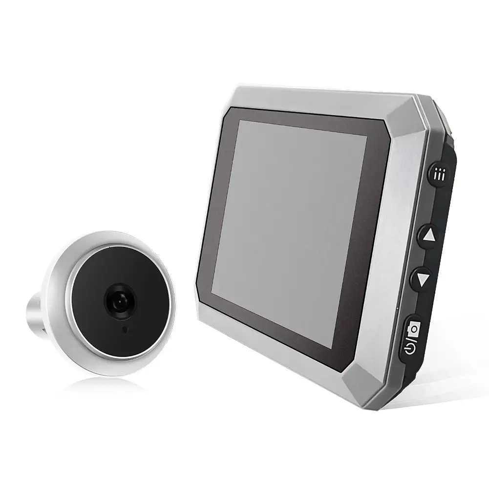 High-Definition Infrared Night Vision Peephole Doorbell Camera for Smart Home Security