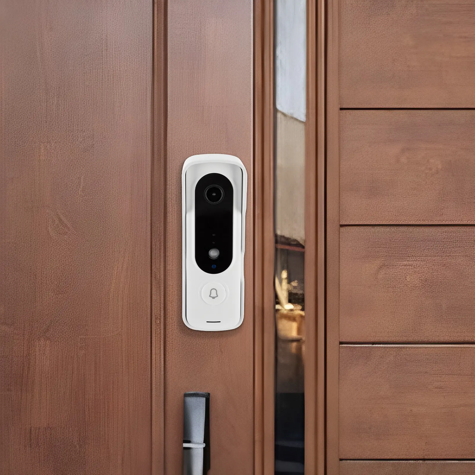 Easy-Setup Wifi Video Doorbell Waterproof With Nig...