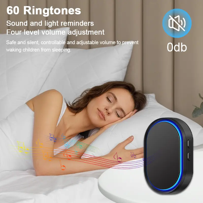 Battery-Powered Wireless Smart Doorbell Easy Installation