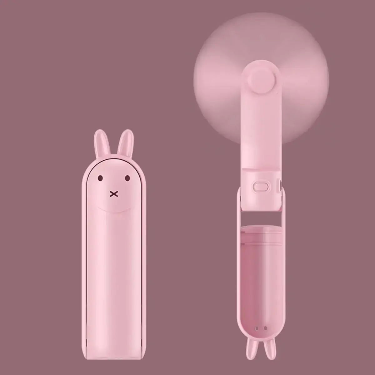 Mini USB Rechargeable Handheld Fan, Foldable Portable Fan with 3 Quiet Adjustable Speeds