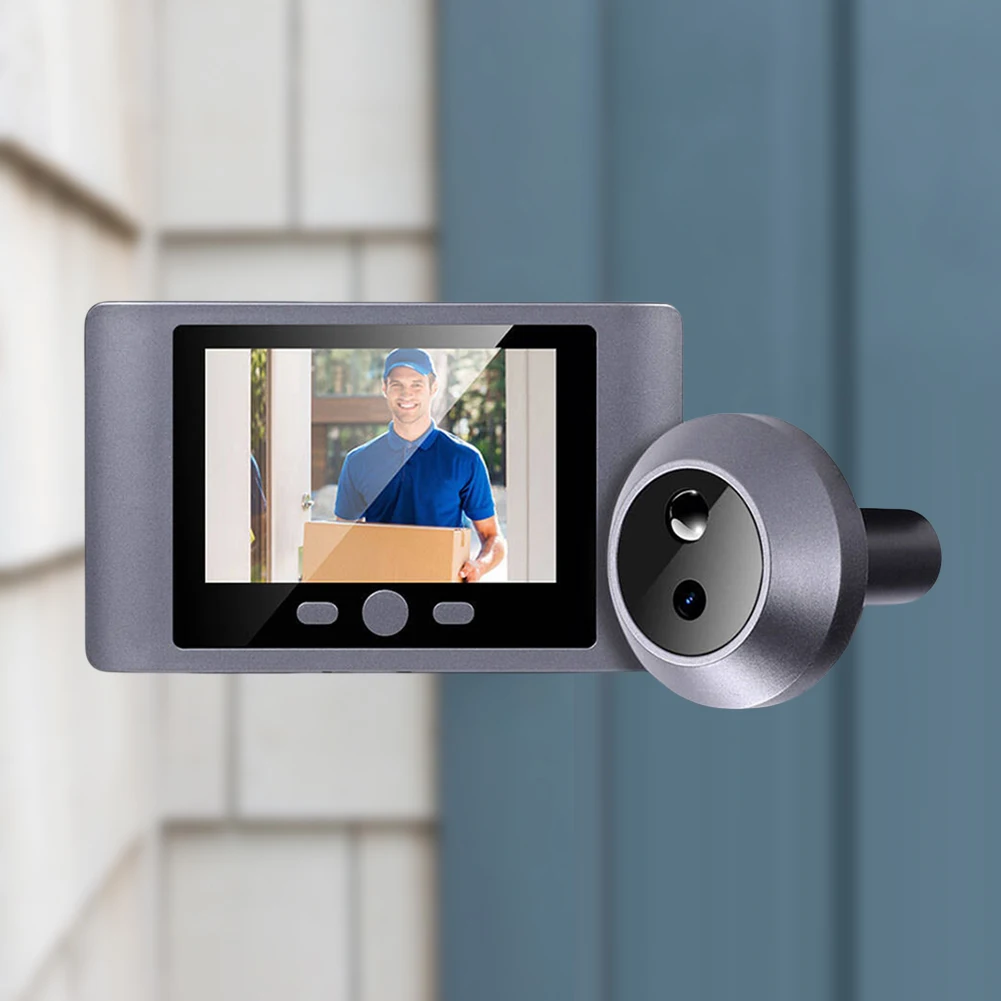 Smart Wireless Peephole Door Camera With Infrared Night Vision