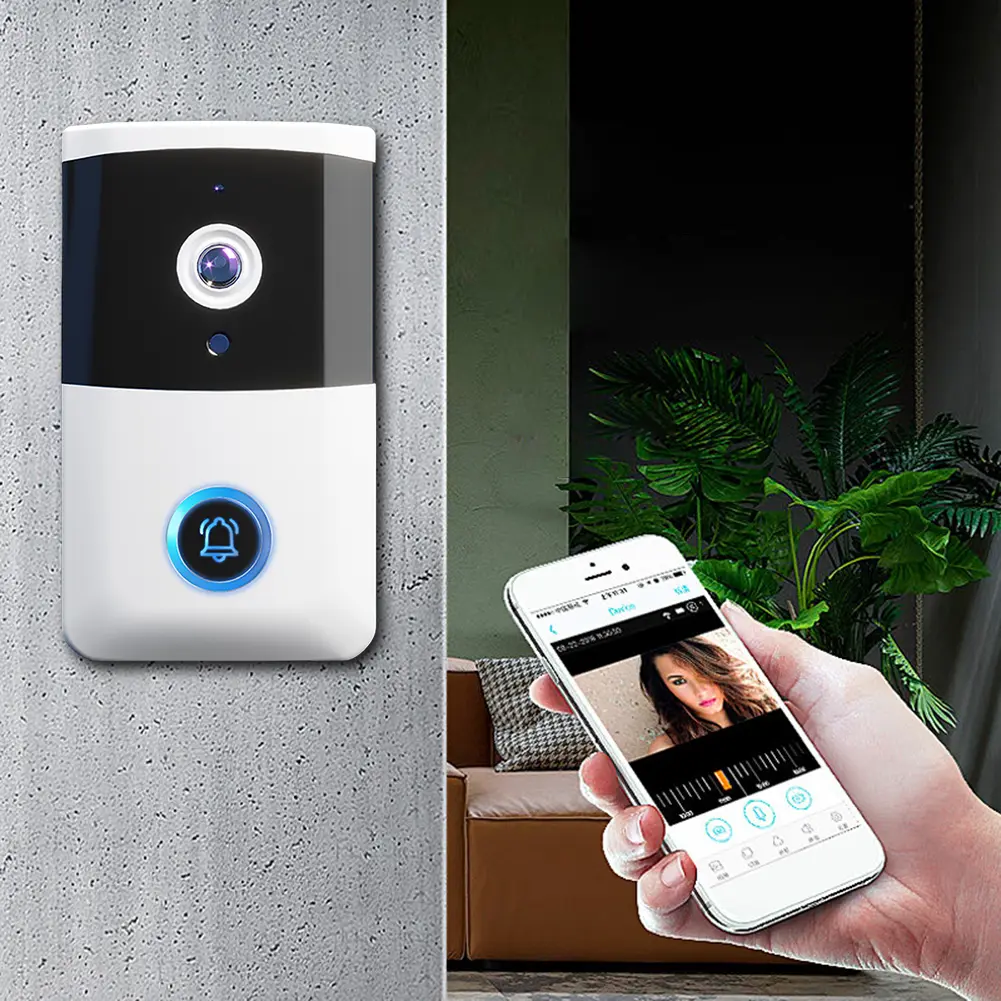 WiFi Smart Video Doorbell With Two-Way Talk And Night Vision