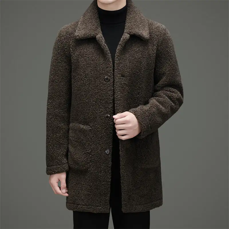 Jacket Men Fashion Trench Coat Men Casual Thicken Jackets