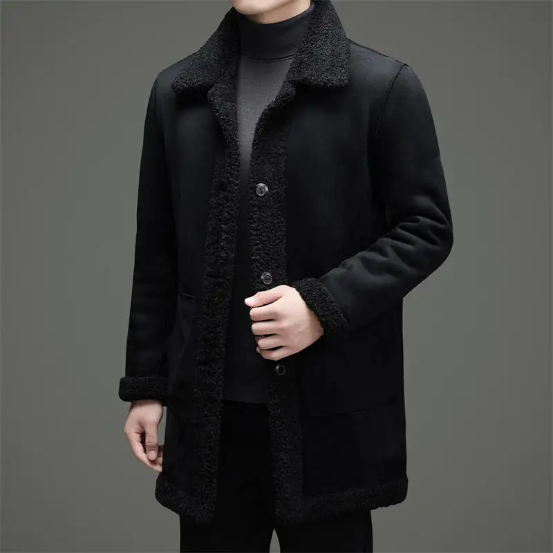 Jacket Men Fashion Trench Coat Men Casual Thicken Jackets