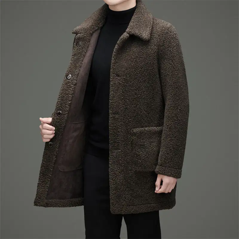 Jacket Men Fashion Trench Coat Men Casual Thicken Jackets