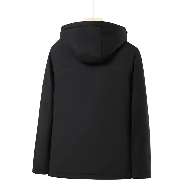Graphene Heating Warm Parka Cotton Waterproof Outdoor Workwear Leisure Men Coat Trench Coat