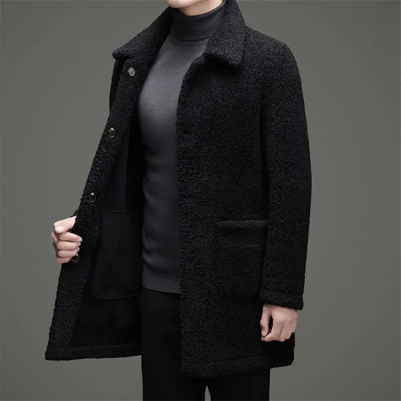 Jacket Men Fashion Trench Coat Men Casual Thicken Jackets