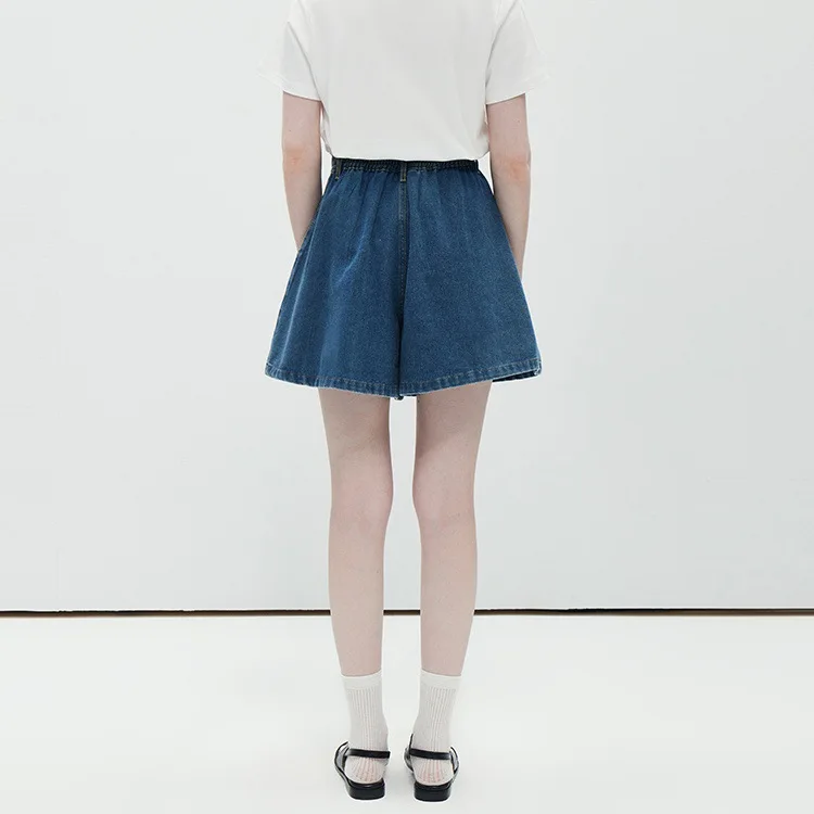 Women's Crossbody Pleated Slimming Skirt Pants Casual Wear