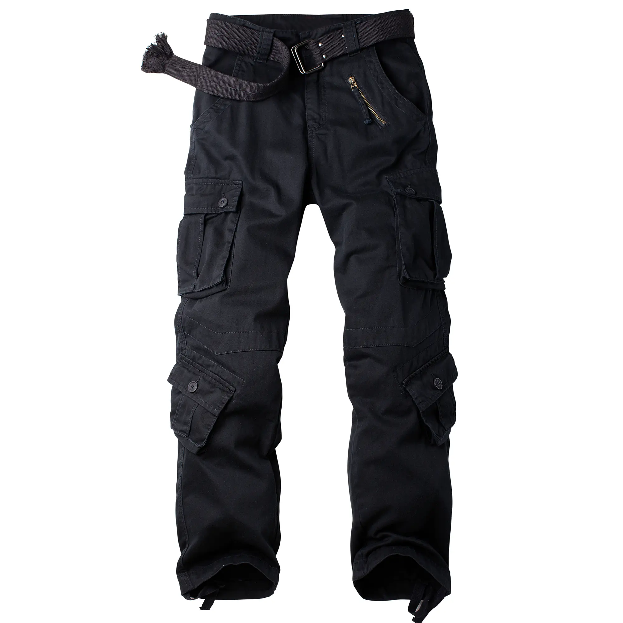 Men's 8-Pocket Casual Work And Hiking Cargo Pants