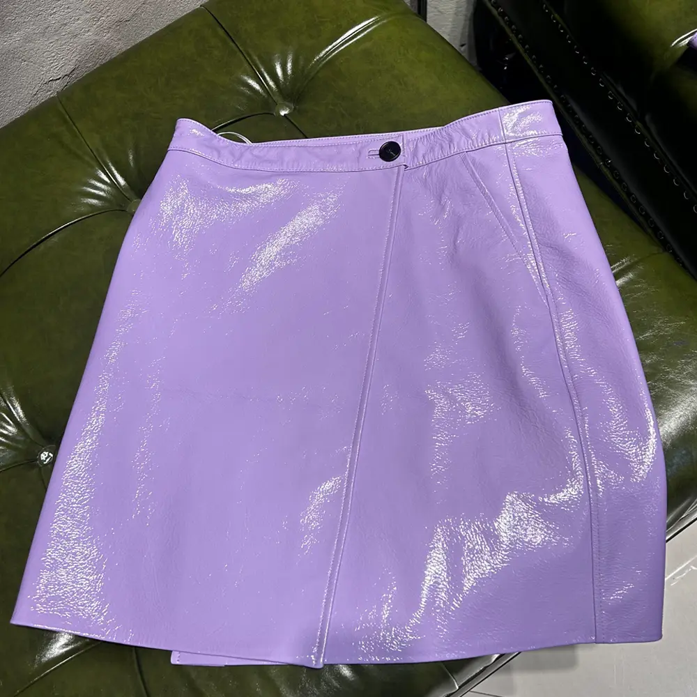 Skirt Women Genuine Leather Skirt Streetwear Party Skirt