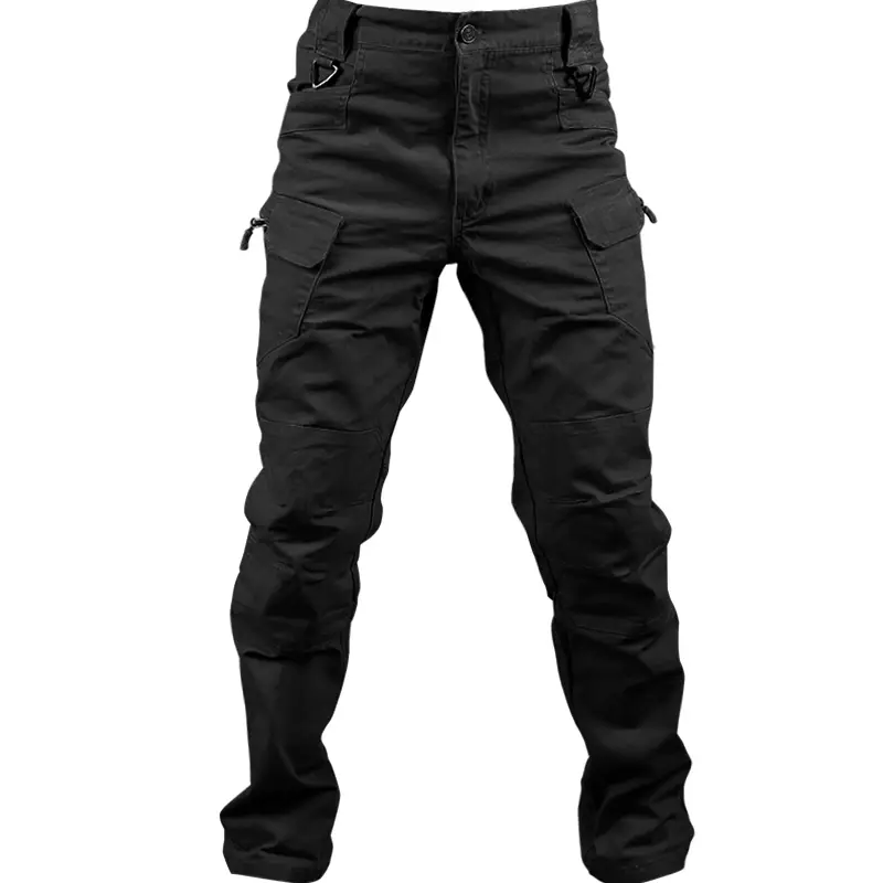 Men's Outdoor Multi-Pocket Casual Hiking Camping Cargo Trousers