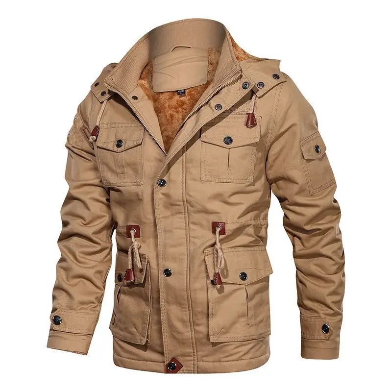 Men Jackets Casual Coats Men Outwear Tooling Jacke...