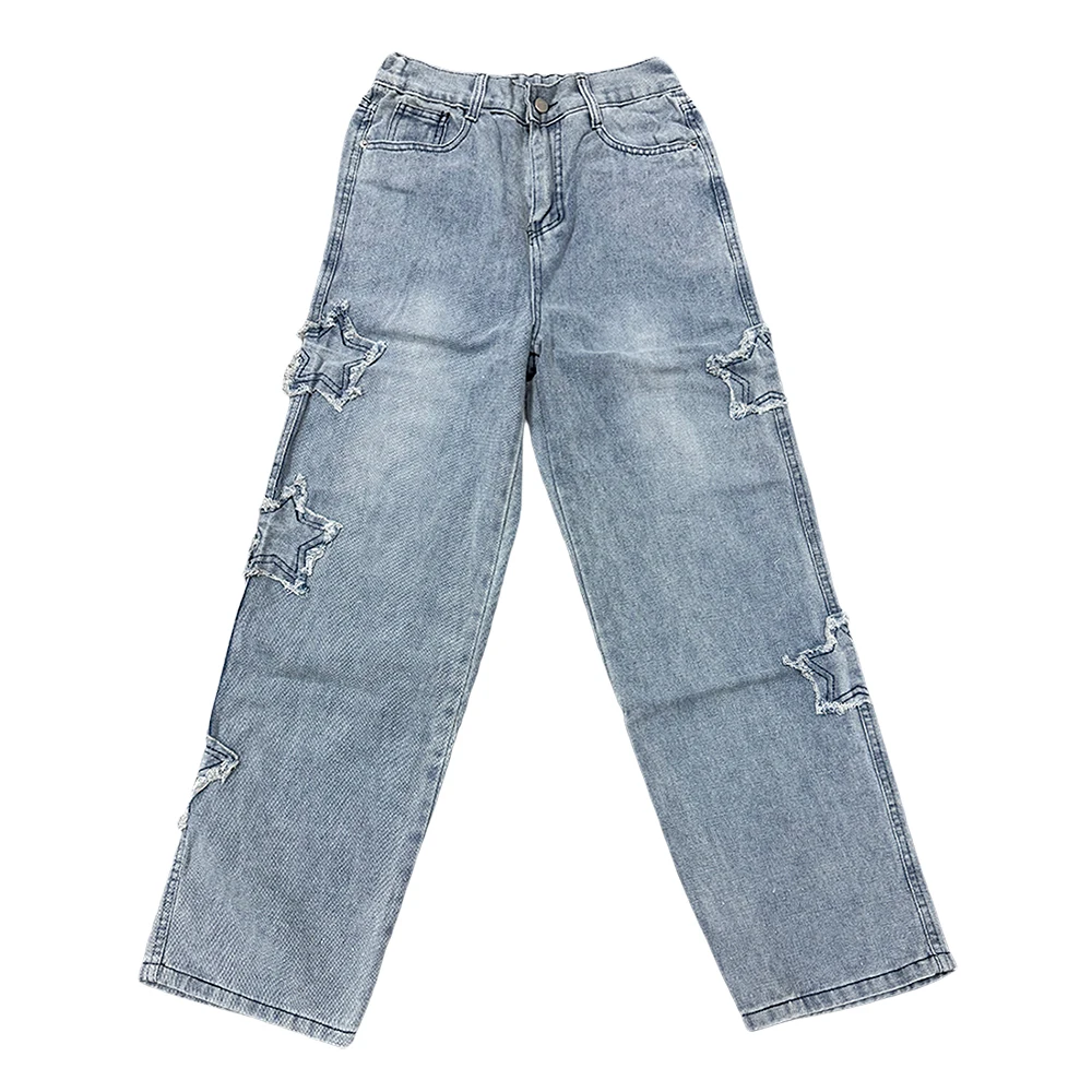 Men's Jeans New Fashion Straight Cut Trousers
