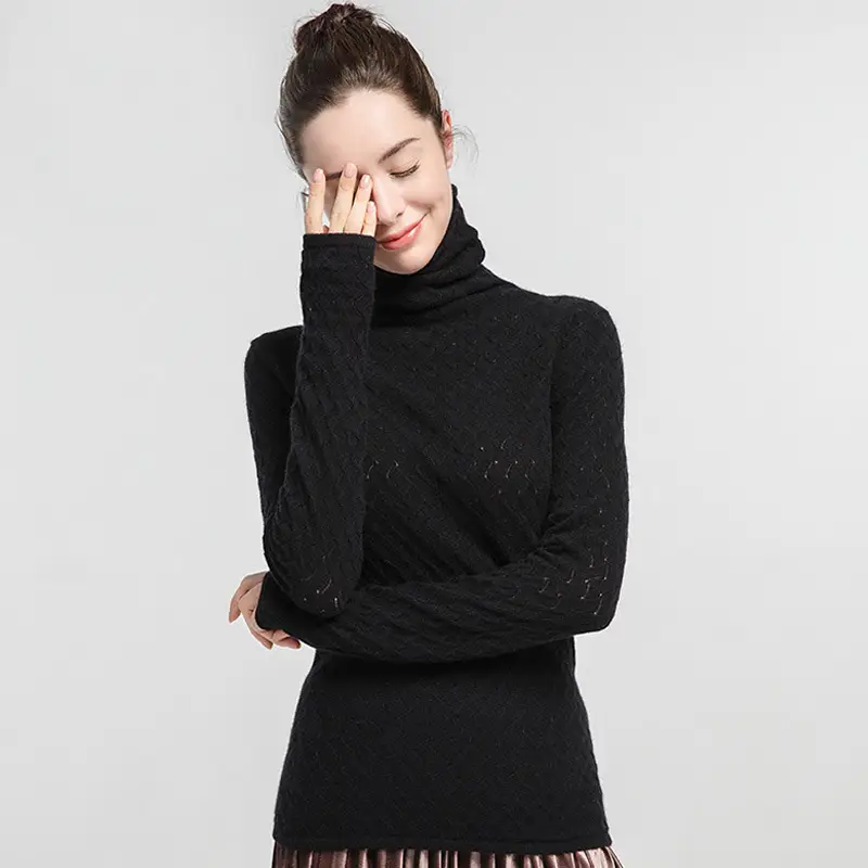 Women Pullover Sweater For Women Turtleneck Sweaters Bottoming Knitwear