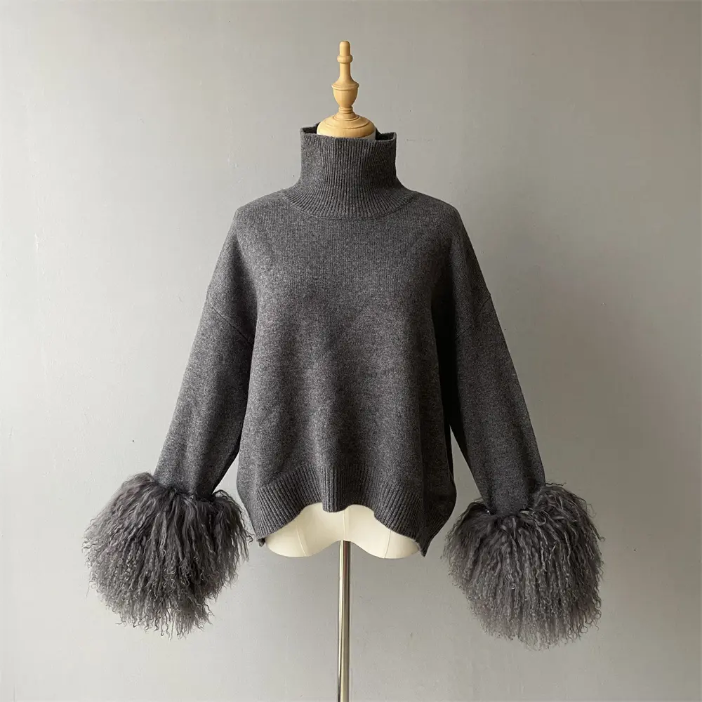 Women's Sheep Fur Cu...