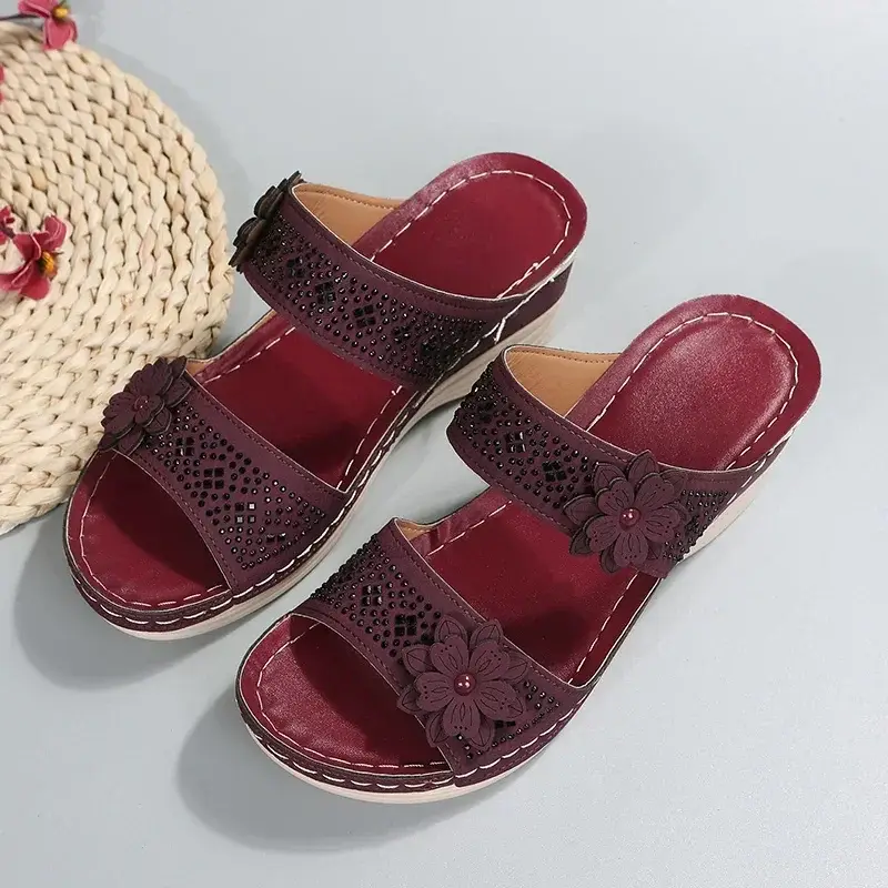 Summer Women Slippers Women's Shoes Retro Casual F...