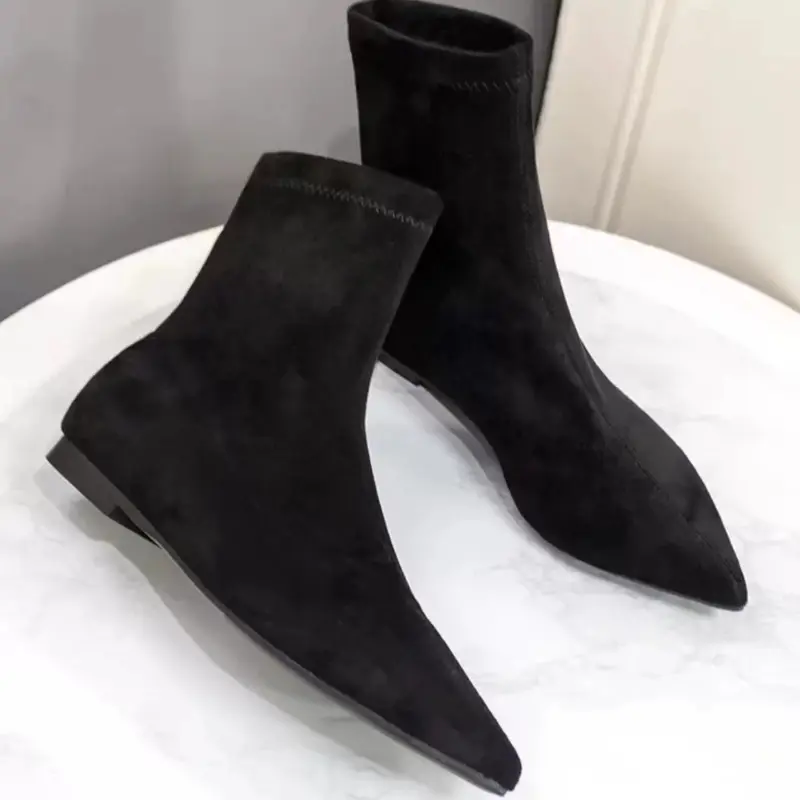 Women Flats Elastic ...