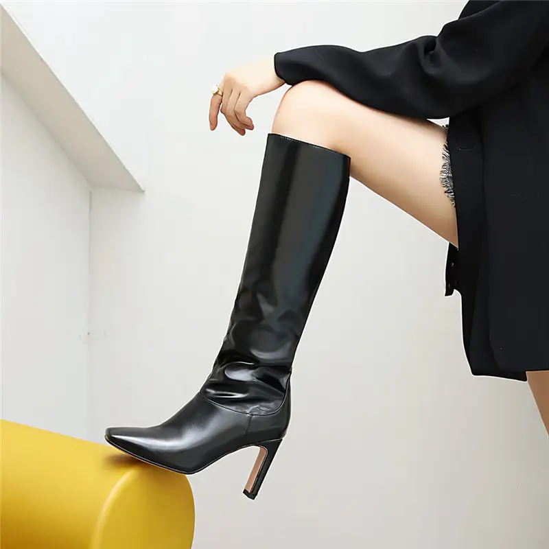 Over-the-Knee High-Heeled Riding Boots for Women