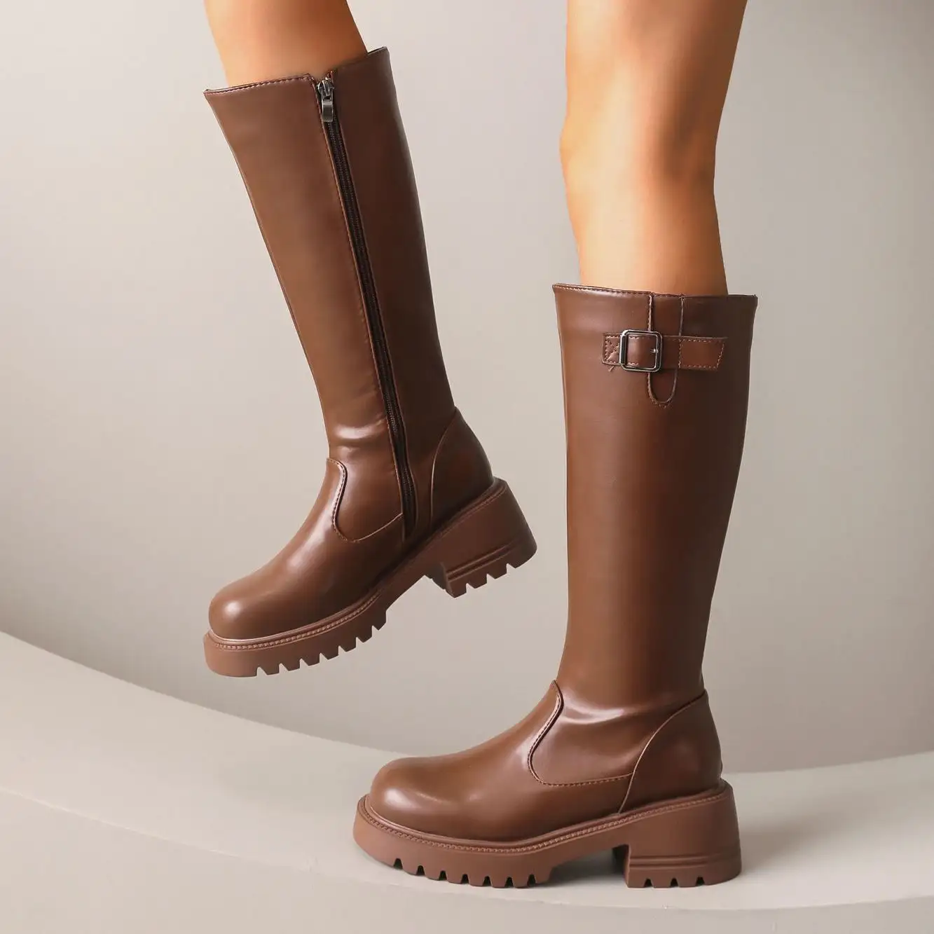 Stylish Over-The-Knee Boots With Thick Soles Riding Boots
