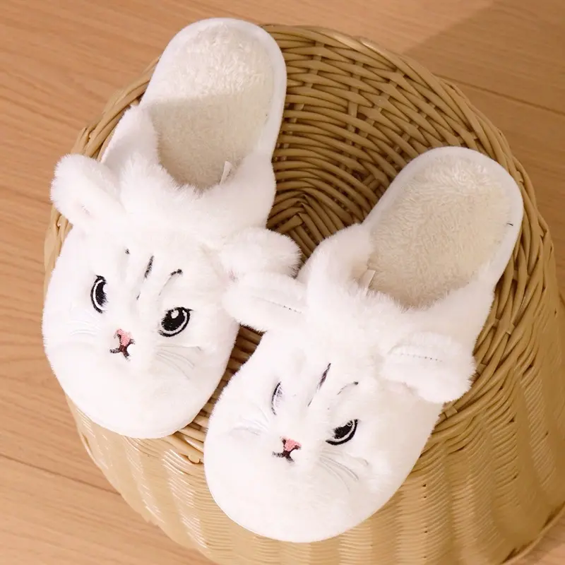 Women's Indoor Cotton Slippers Soft Sole Flat Heel...