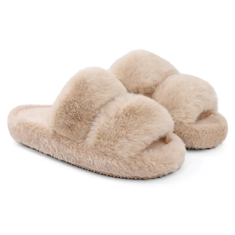 Women's New Plush House Slippers Comfortable Indoo...