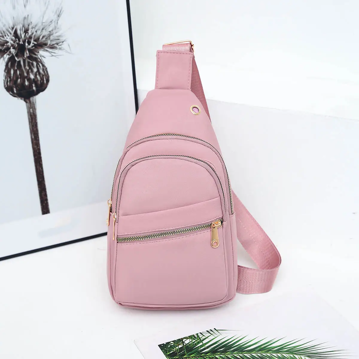 Chest Bag Women Sling Bags Crossbody Casual Multi Pockets