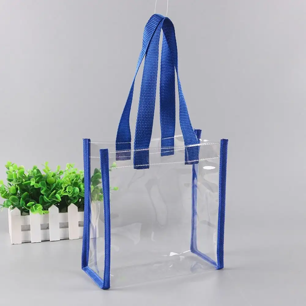 Transparent PVC Clear Tote Bag Large Capacity Jelly Bag