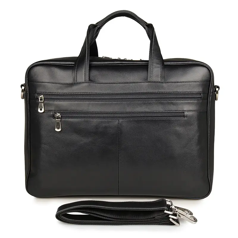 Men's Genuine Leather Briefcase Real Leather Laptop Tote Bag Cow Leather Business Bag