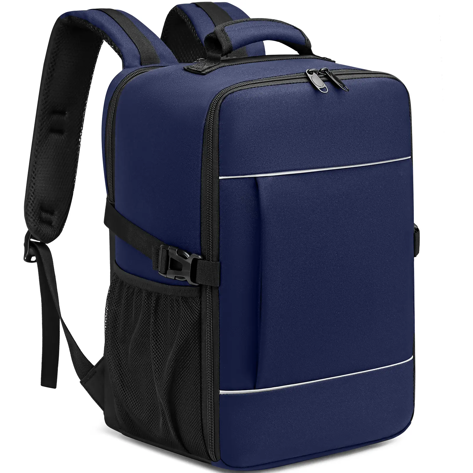 Travel Backpacks Unisex Carry-On Suitcase 15.6-Inch Laptop Backpack Night Reflective Strip