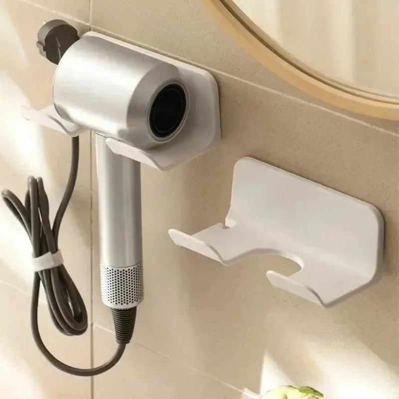 Wall-Mounted Hair Dryer Holder No Drilling Required