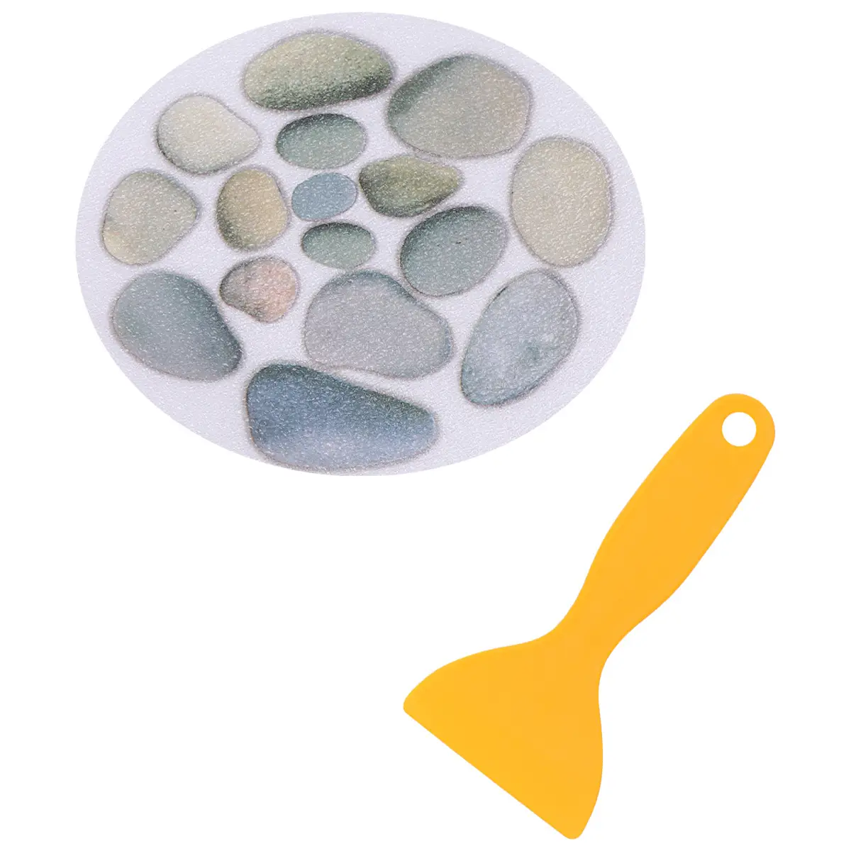 Imitation Stone Anti-Slip Mat Bathroom Bathtub For Shower Bathtub Stickers