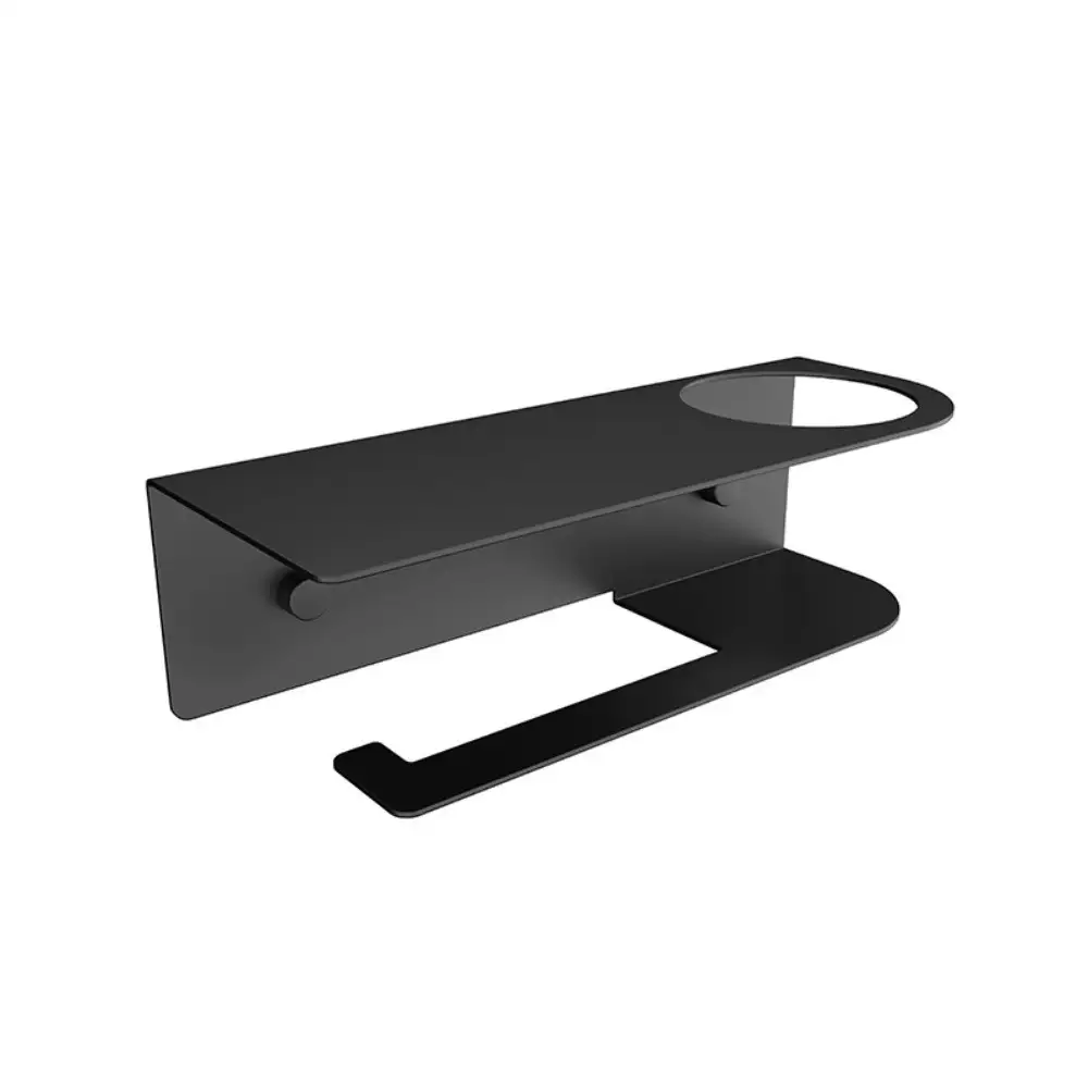 Toilet Paper Holder Wall Mounted Convenient Toilet Roll Holder Dustproof