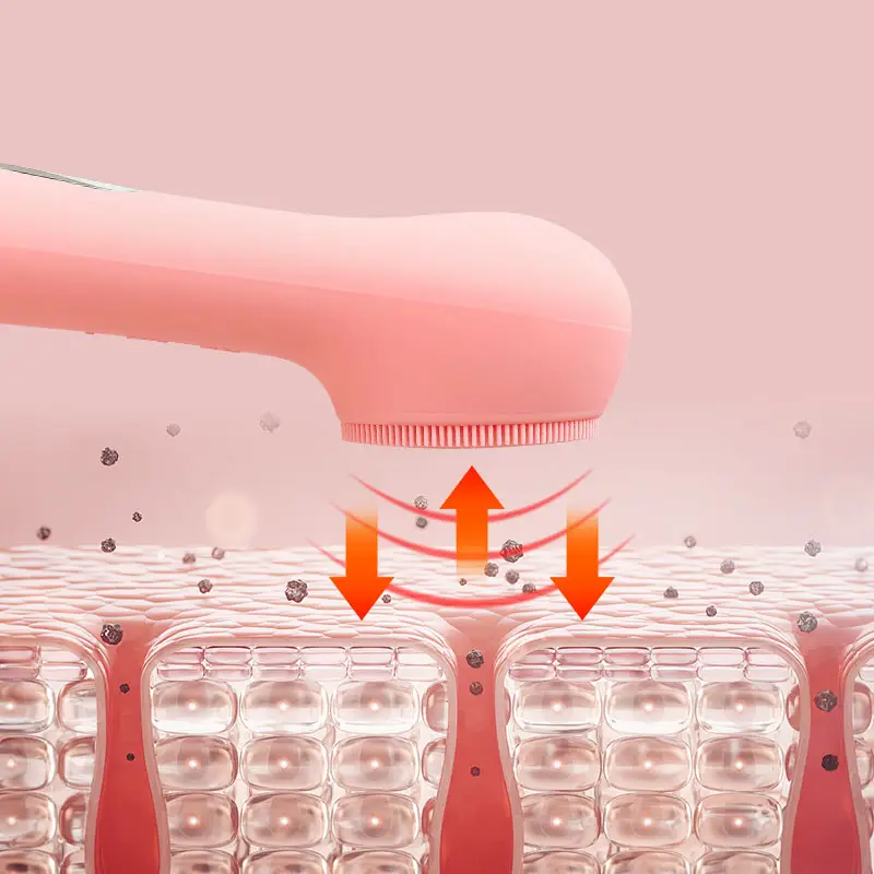 Facial Cleaner Silicone Facial Cleansing Brush USB...