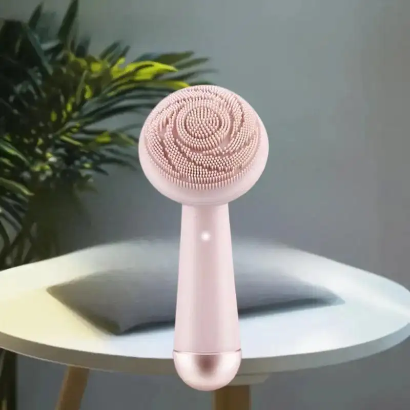 Rechargeable Waterproof Face Cleanser Electric Silicone Brush For Deep Cleaning & Pore Massage